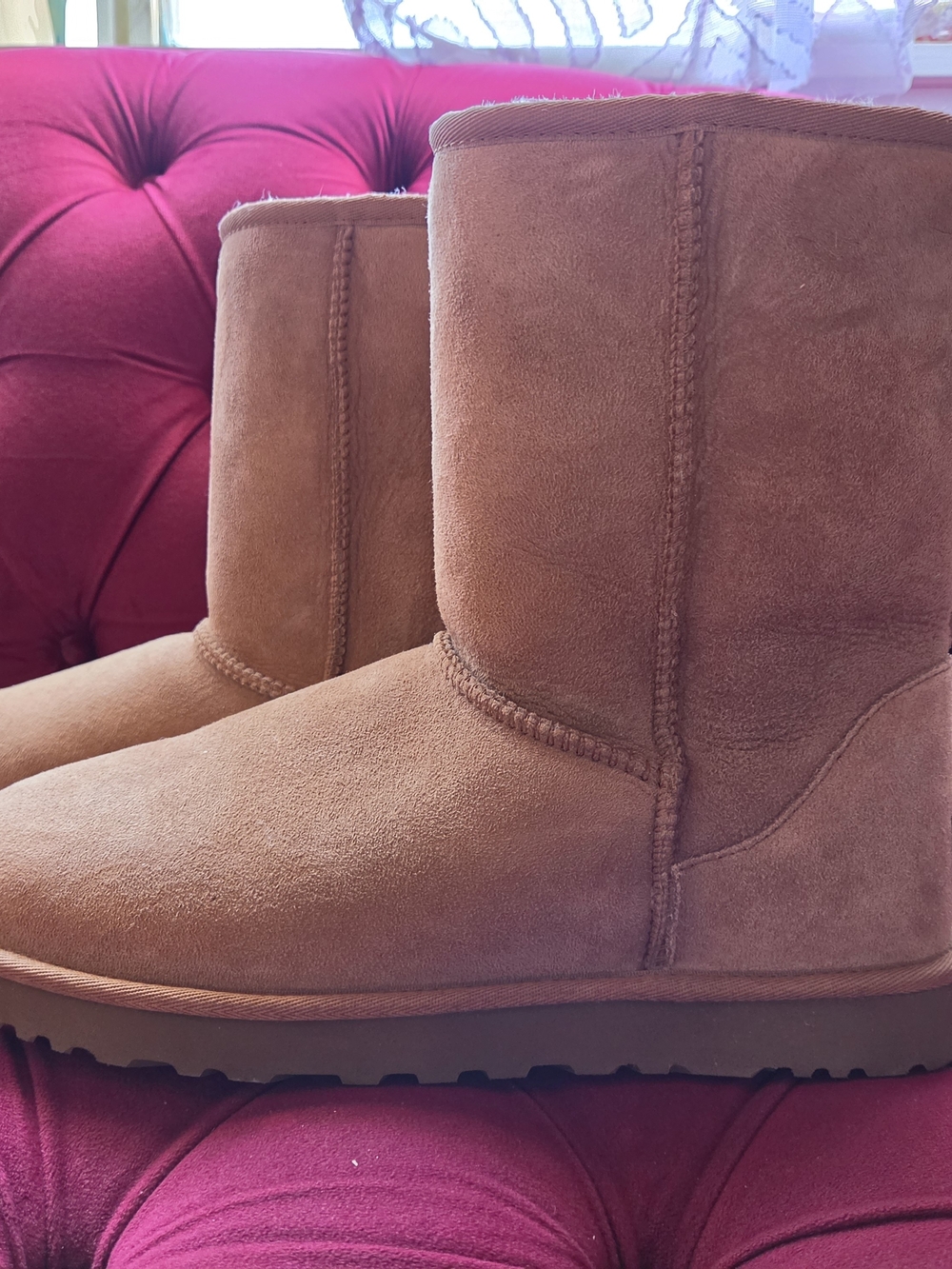 UGG Chestnut Suede Tall Pull-On Boots
